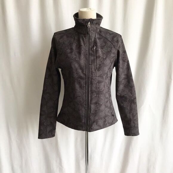 The North Face Apex gray print zip jacket size XS - Picture 1 of 9